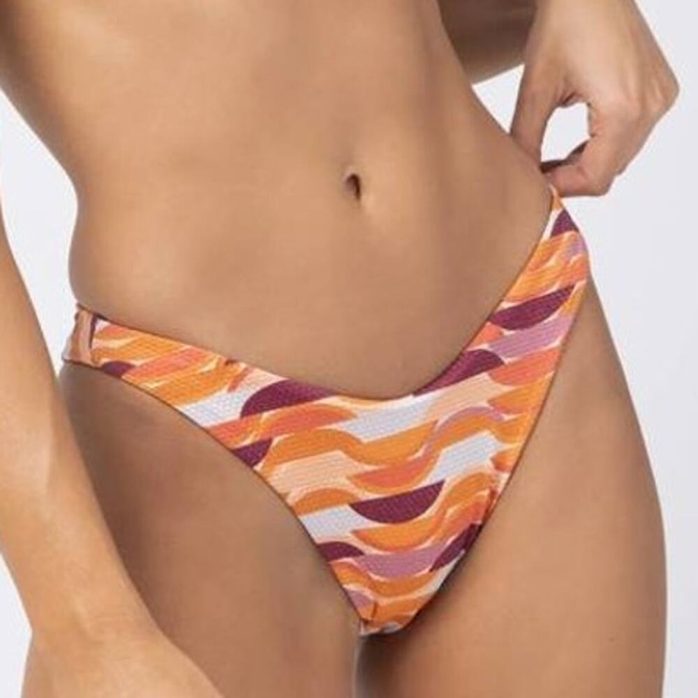 L Space Camacho Bikini BOTTOM Classic Style #PSCMF22 TWE Large NEW Resort